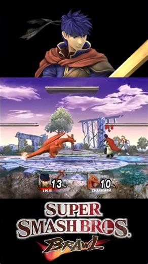 Ike takes out Charizard #shorts #ssbb #charizard