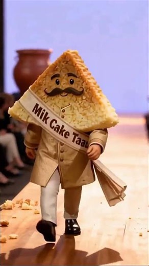 “Desi Mithaiyon Ka Attitude 😎 | Ramp Walk Viral Video”Ai talking objects #shorts#funny