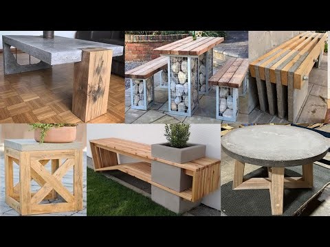 Unbreakable Beauty: Crafting Elegant Outdoor Furniture design ideas from Concrete and Rebar Scraps