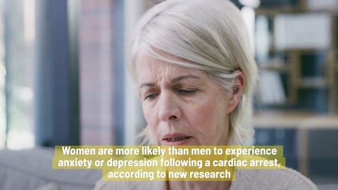 Women More Likely To Have Anxiety & Depression Post Cardiac Arrest