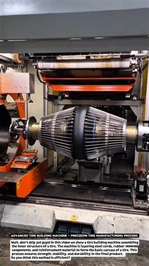 Advanced Tire Building Machine – Precision Tire Manufacturing Process.