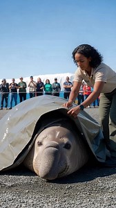 153K views · 2.1K reactions | Ethopian Woman Rescues Giant Elephant Seal! #rescue #animals #wildlife | Paul Vu Tv | Facebook