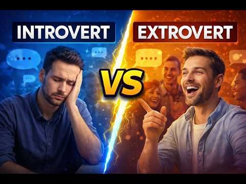 Introvert vs Extrovert: The Real Difference Explained in 40 Seconds