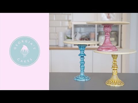 How To Make Your Own Cake Stand | Georgia's Cakes