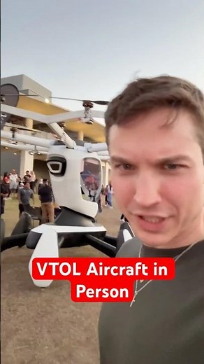 VTOL Aircraft in Person