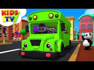 Wheels on the Bus | Baby Bao Panda Cartoons | Nursery Rhymes For Babies - Kids TV - Videos For Kids