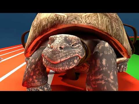 animals race 3d animation #cartoon