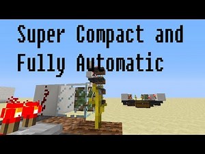 Minecraft: Most Compact Fully Automatic Melon/ Pumpkin Farm