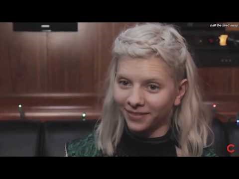 Aurora being herself in interviews for 3 minutes straight
