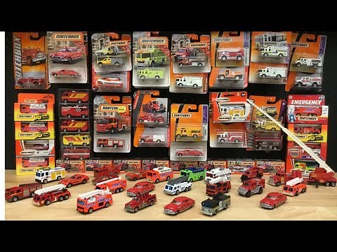 Matchbox Fire Trucks Collection