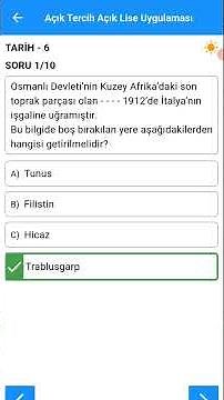 AÖL Tarih 6 dersi çıkmış soru çözümleri (Aralık 2025) #aol #açıklise