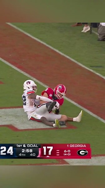 UPSET OF THE YEAR!? 😱 Unranked Auburn Tigers stun No. 1 Georgia Bulldogs (📍@drpepper)