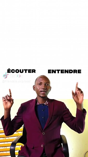 La différence entre “écouter” et “entendre”. #françaisexpress #apprendrelefrançais #parlerfrançais #françaisfacile