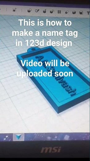 How to design a 3d model in 123d design.#pc#3d design