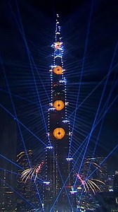 94K views · 1.3K reactions | Dubai rings in 2025 with spectacular New Year's Eve fireworks show at Burj Khalifa | The National | Facebook