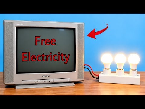 I Got Free Electricity From an Old TV Forever – No More Bills
