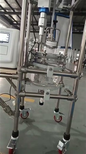 3L 5L ultrasonic reactor with heater and chiller