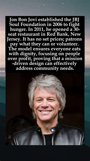 A Restaurant Without Prices: Jon Bon Jovi's Dignity Driven Model #JonBonJovi #JBJSoulKitchen #shorts
