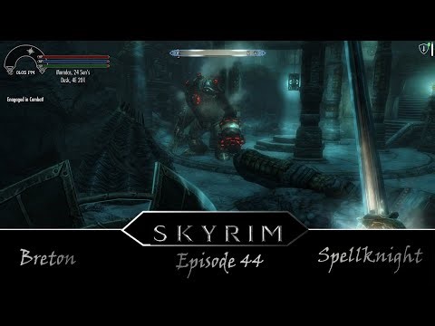 Skyrim Episode - 44 {Breton SpellKnight} {Gallows Hall, Aetherial Shard, Companions, Jagged Crown}