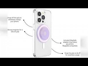Review: PopSockets PopGrip for MagSafe, Magnetic Phone Grip & Stand, Swappable Top, Secure Gri...