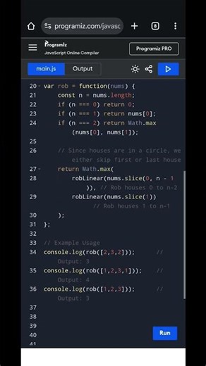 House Robber II | JavaScript Circular Houses DP Solution Explained