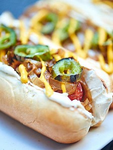 Seattle Hot Dog Recipe - w/ Bacon Cream Cheese & Chips
