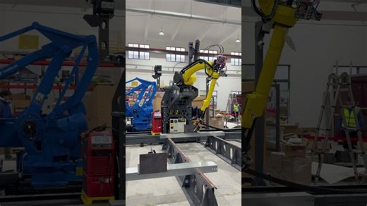 Built for Large Workpieces: Teach-Free Robotic Welding Unit on 20m Tracks | Shanghai JSR Automation Co., Ltd