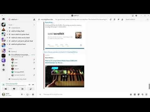 CircuitPython Weekly Meeting for July 6, 2026 @circuitpython #circuitpython #adafruit