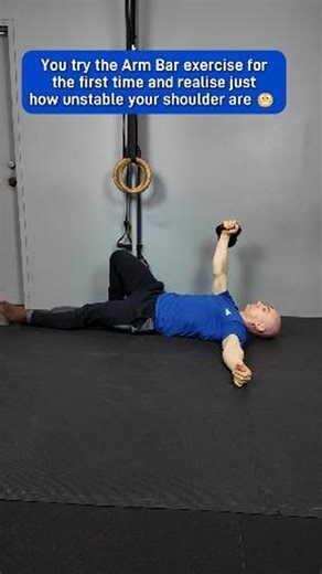 The Kettlebell Arm Bar: Your Shoulder's Ultimate Stability Test ⚖️ This shoulder exercise will make it wobble like crazy for most. It's your body's way of showing you that your shoulder is lacking a crucial combination of mobility and stability. 🤕 The goal is not just to lift the weight, but to maintain a perfectly straight line from the kettlebell through your wrist, elbow, and shoulder joint as you rotate. 🤸 Here's what's happening and what you can do: The "Why" 🤔: The arm bar challenges th
