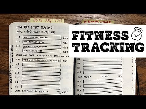 Bullet Journal Basics: Health & Fitness Tracking
