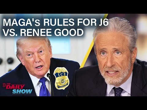 Jon on ICE's Killing of Renee Good and Trump's Model of Compliance for Protesters | The Daily Show