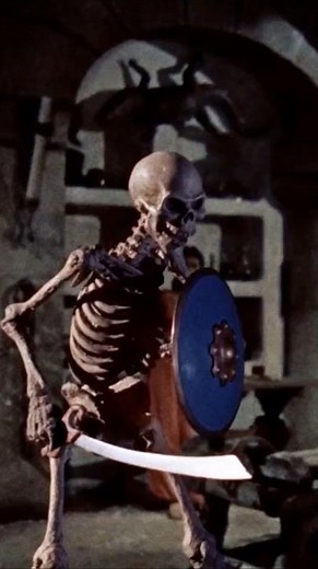 Ray Harryhausen's Groundbreaking Skeleton Duel #rayharryhausen #sinbad #stopmotionanimation
