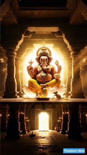 Divine Blessings of Lord Ganesha | Peaceful 4K Vinayagar Video
