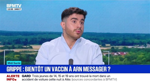 Le laboratoire pharmaceutique Pfizer développe un vaccin à ARN messager contre la grippe