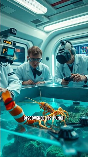 Mantis Shrimp’s Punch: Stronger Than a Bullet! #science #animals #shrimp #amazing #nature