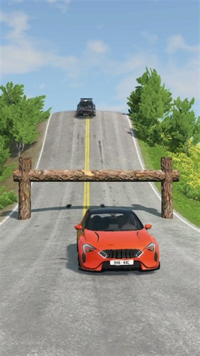 Cars & Truck vs Long Trap - BeamNG.Drive