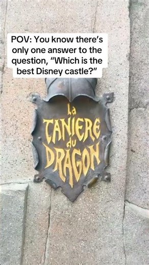 The castle at Disneyland Paris with the sleeping dragon is the best Disney castle. #disney