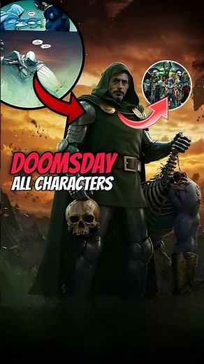 Avengers Doomsday All characters Explained #avengersdoomsday #doomsday #drdoom #doomsdaystatus