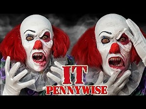 PENNYWISE 1990 (IT -TV Series) Battery Acid Makeup Transformation