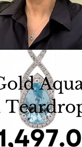✨ Feature Friday ✨ This stunning 14K White Gold Aquamarine and Diamond Teardrop Pendant is the perfect gift this month! ✨ A timeless piece that sparkles with elegance—available now for only $1,497.00. Don’t miss out on this beautiful deal! Stop by today or message us for details.  #FeatureFriday #AquamarineLove #TimelessElegance #AtlantaDiamondDesign | Atlanta Diamond Design | Facebook