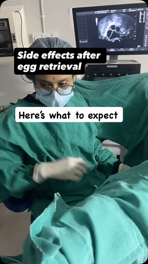 What to expect after egg retrieval? Egg retrieval is minimally invasive and generally well tolerated—but it’s normal to feel some discomfort afterward. Common side effects: 🔶Mild bloating and fullness as ovaries shrink 🔶Cramping or period-like lower abdominal pain 🔶Mild spotting or tenderness in the vaginal area 🔶Fatigue, nausea, or light-headedness as anesthesia wears off. Most women recover within 3–5 days and resume normal activity soon after. ❗️Watch for uncommon but serious symptoms of 
