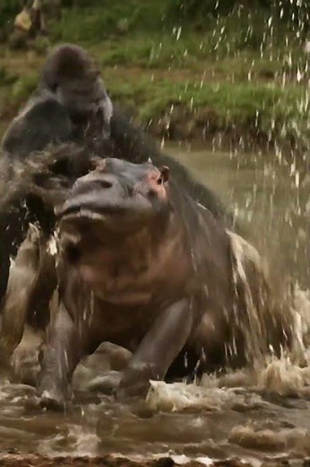 Gorilla vs Hippo: The Ultimate Showdown