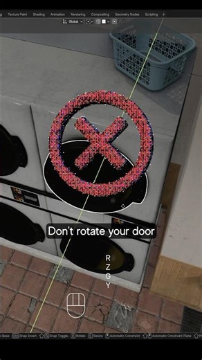 Blender Tip: Rotating Objects the Right Way #blender3d #blender #blendertutorial #blendertips