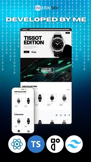 Mohamed Elamine Satou on Instagram: "Sneak peek 👀 at my latest front-end project built with React, TypeScript, Tailwind CSS & Radix UI! Smooth UI, clean code, modern vibes 💻✨ #WebDev #ReactJS #TailwindCSS #RadixUI #Frontend”"