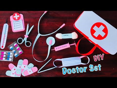 How to Make Doctor Set at home | DIY Doctor Set With Paper | Paper Toys | Paper Crafts