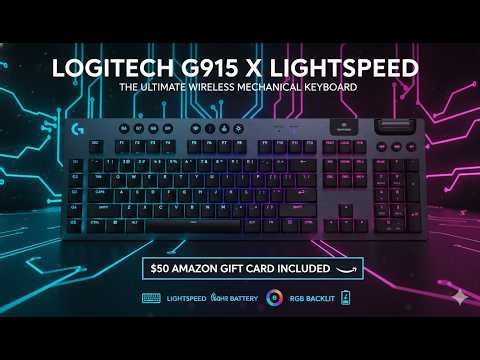 Logitech G915 X Lightspeed Review — Premium Wireless Gaming Keyboard?