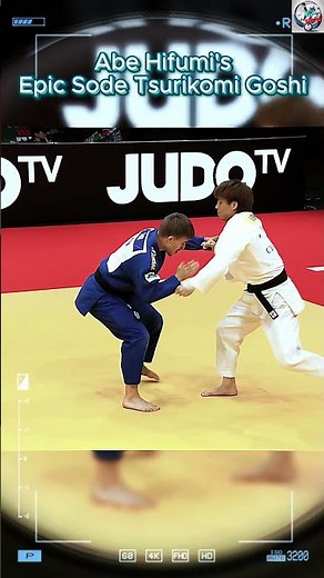 Feel the Technique: Abe Hifumi's Incredible Sode Tsurikomi Goshi Execution! ⚡🎥 #shorts #judo