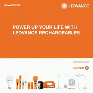 Introducing Rechargeable Lights by LEDVANCE! Say goodbye to traditional light and embrace the convenience of our new rechargeable lights. | Ledvance India