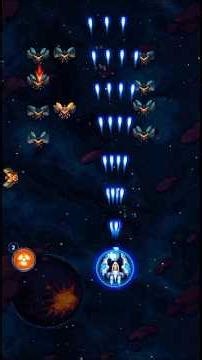 One Ship vs 100 Aliens 😈 Space Shooting Game | #shorts #shootergame#arcadegame