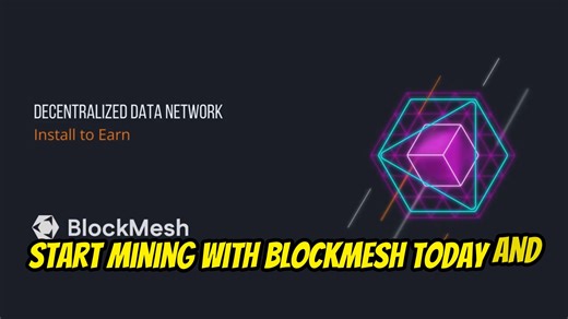适用于 PC 和手机的全新免费被动 DePIN 项目！BlockMesh - AI Trai 的带宽